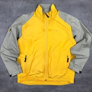 Vintage Nike ACG Yellow Gray Distressed Windbreaker Jacket